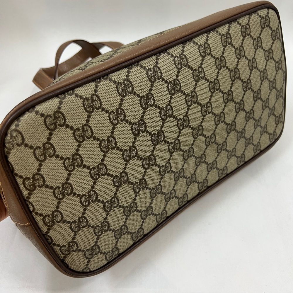 Gucci Vintage GG Supreme Monogram Domed Satchel Bag - Picture 5 of 11